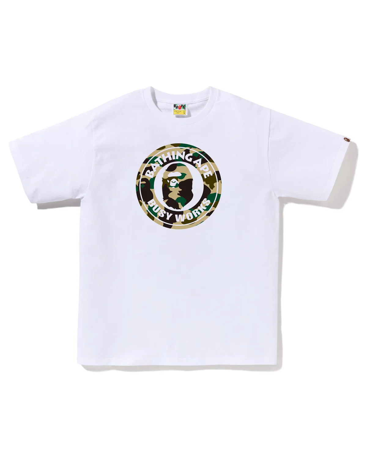 Bape T-Shirt X 1st Camo Busy Works Tee Bape T-Shirt X 1st Camo Busy Works Tee