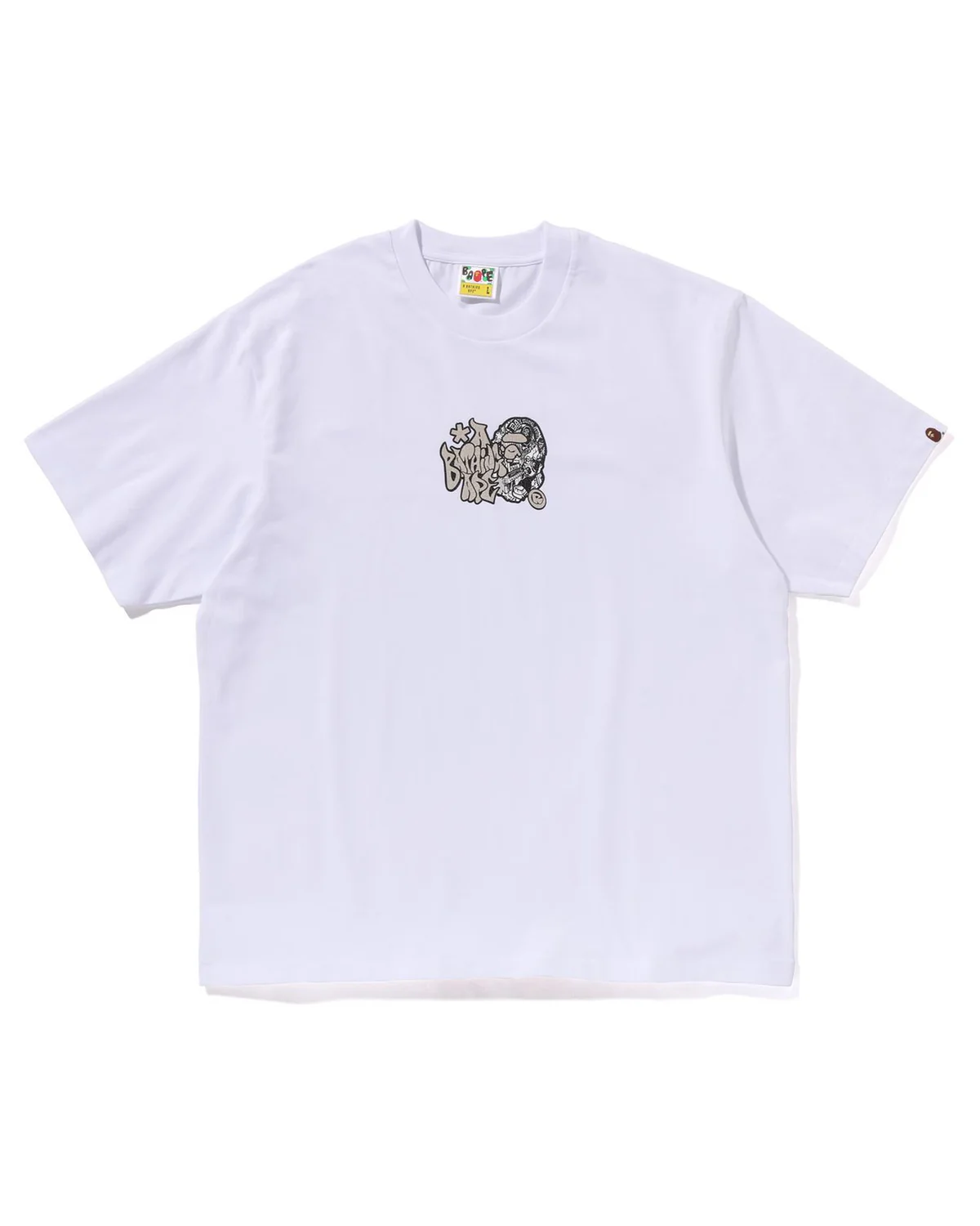 Bape X Graffiti Ape Head Relaxed Fit Tee Bape X Graffiti Ape Head Relaxed Fit Tee