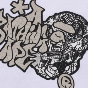 Bape X Graffiti Ape Head Relaxed Fit Tee