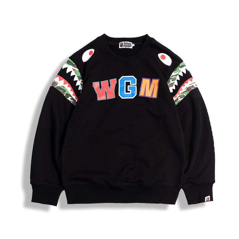 BAPE X Shark Teeth Round Neck Pullover Plus Sweater BAPE X Shark Teeth Round Neck Pullover Plus Sweater