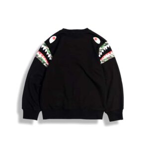 BAPE X Shark Teeth Round Neck Pullover Plus Sweater