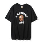 Bape X A BATHING APE 1ST CAMO COLLEGE TEE