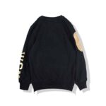 BAPE X Gold Shark Zipper Print Pullover Sweater