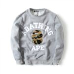 Bape X A Bathing Ape Print Plus Size Pullover Sweater