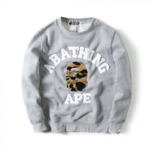 Bape X A Bathing Ape Print Plus Size Pullover Sweater