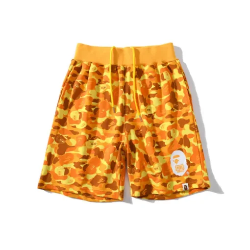 Bape X A Bathing Ape Yellow Bape Shorts Bape X A Bathing Ape Yellow Bape Shorts