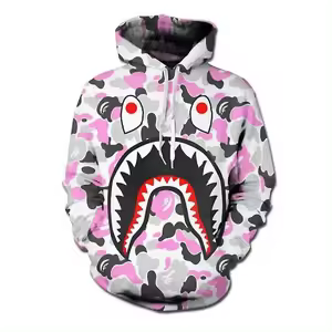 Bape X Shark Hoodie