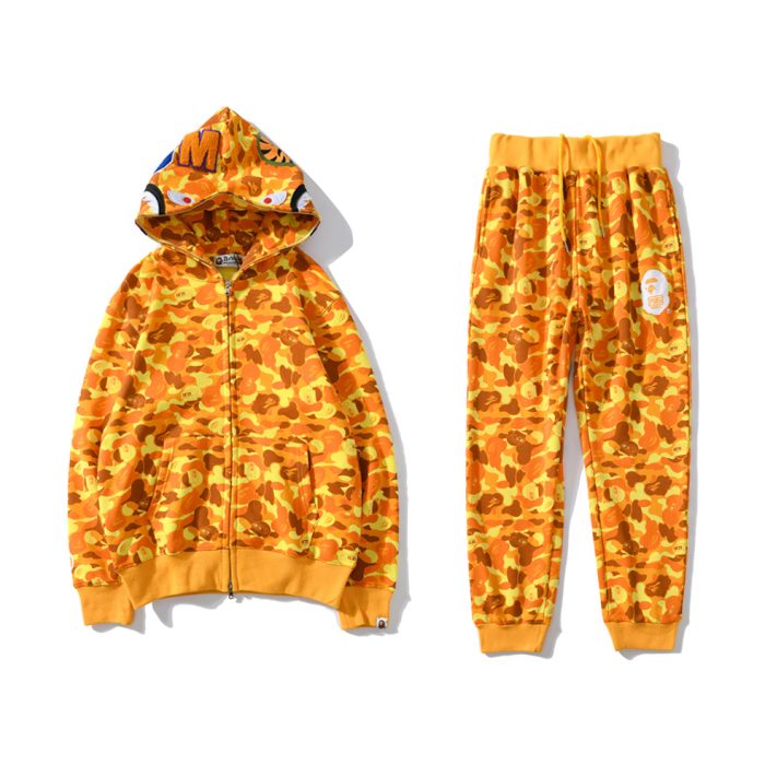 BAPE X Orange Track Suit BAPE X Orange Track Suit