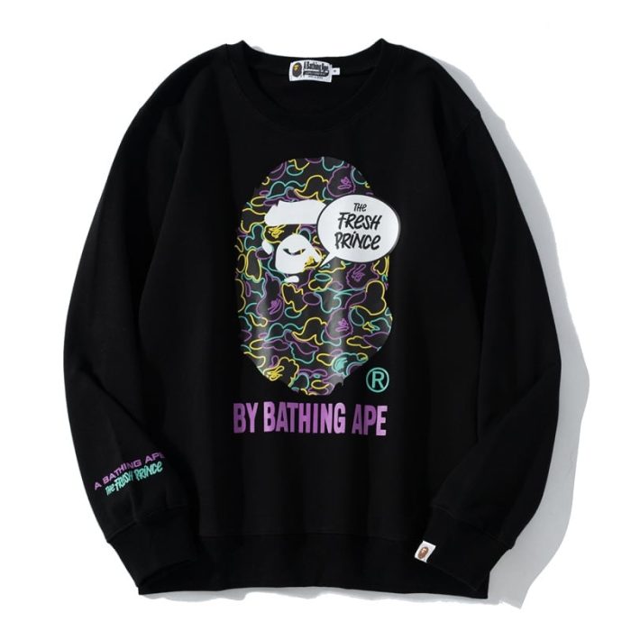 BAPE Printed Sweater – Iconic Ape Streetwear Style BAPE Printed Sweater – Iconic Ape Streetwear Style