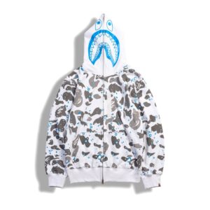 BAPE X Shark Head Star Hoodie