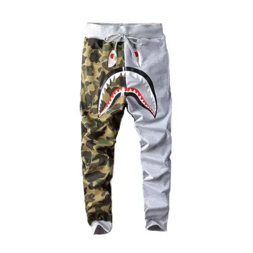 BAPE X Camo Heathered Gray Shark Pant BAPE X Camo Heathered Gray Shark Pant