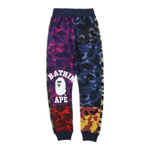 BAPE X A Bathing Ape Head Camo Sweat pant