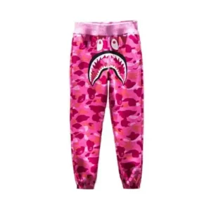 BAPE X Camo Shark Head soft waist Pant