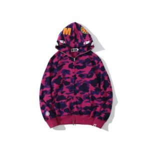 Bape X Purple Bape Hoodie